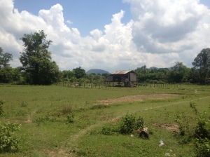 Laos countryside looks the same as Cambodia